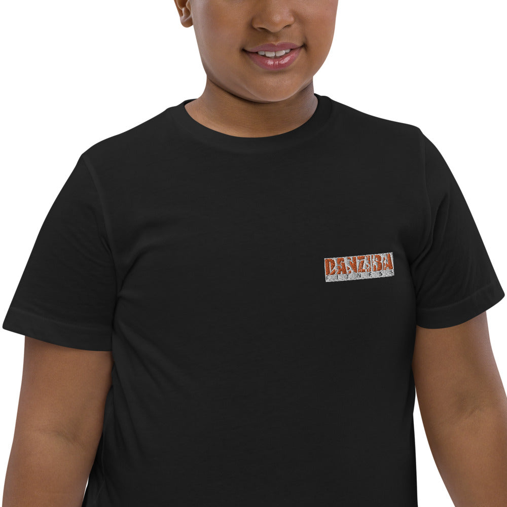 Danziba Fitness Youth jersey t-shirt - Embroidered Design